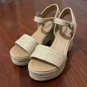 wedge heels